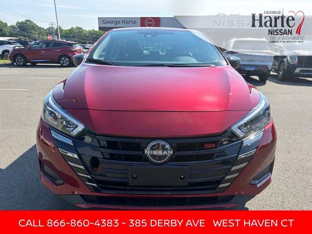 Red (Scarlet Ember Tintcoat) 2024 Nissan Versa Sedan Front-Wheel Drive Continuously Variable Transmission