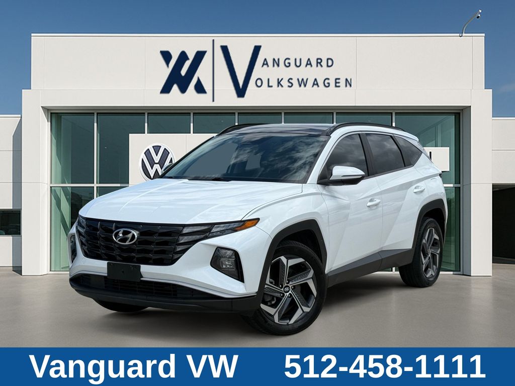 Quartz White 2022 Hyundai Tucson Hybrid SEL Convenience AWD SUV / Crossover All-Wheel Drive 6-Speed Automatic