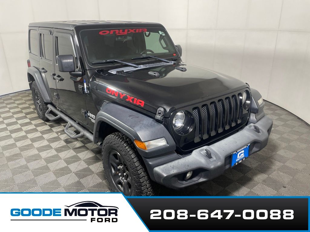 Black Clearcoat 2018 Jeep Wrangler SUV / Crossover Four-Wheel Drive 8-Speed Automatic