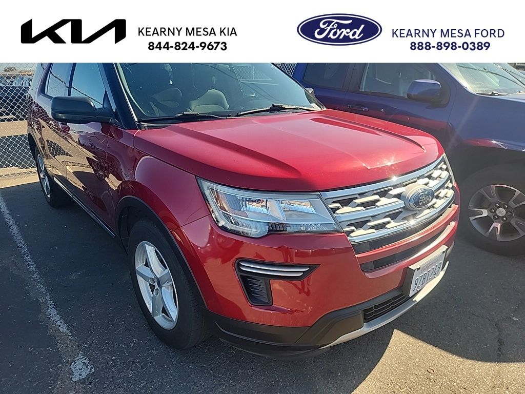 Ruby Red Metallic 2018 Ford Explorer SUV / Crossover Front-Wheel Drive 6-Speed Automatic