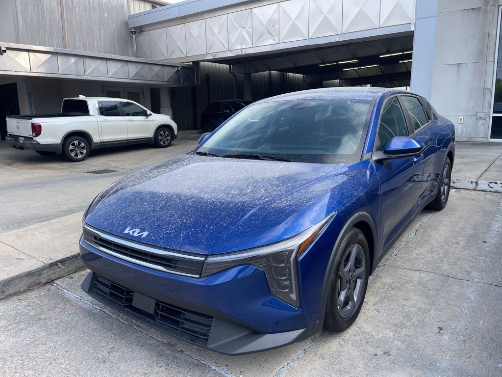 Deep Sea Blue 2025 Kia K4 LXS FWD Sedan Front-Wheel Drive Continuously Variable Transmission