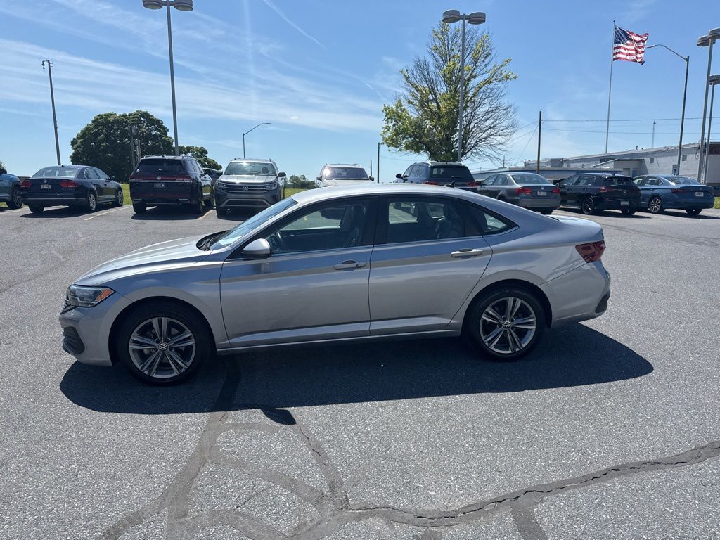 2024 Volkswagen Jetta 1.5T SE Silver at Sutliff Volkswagen