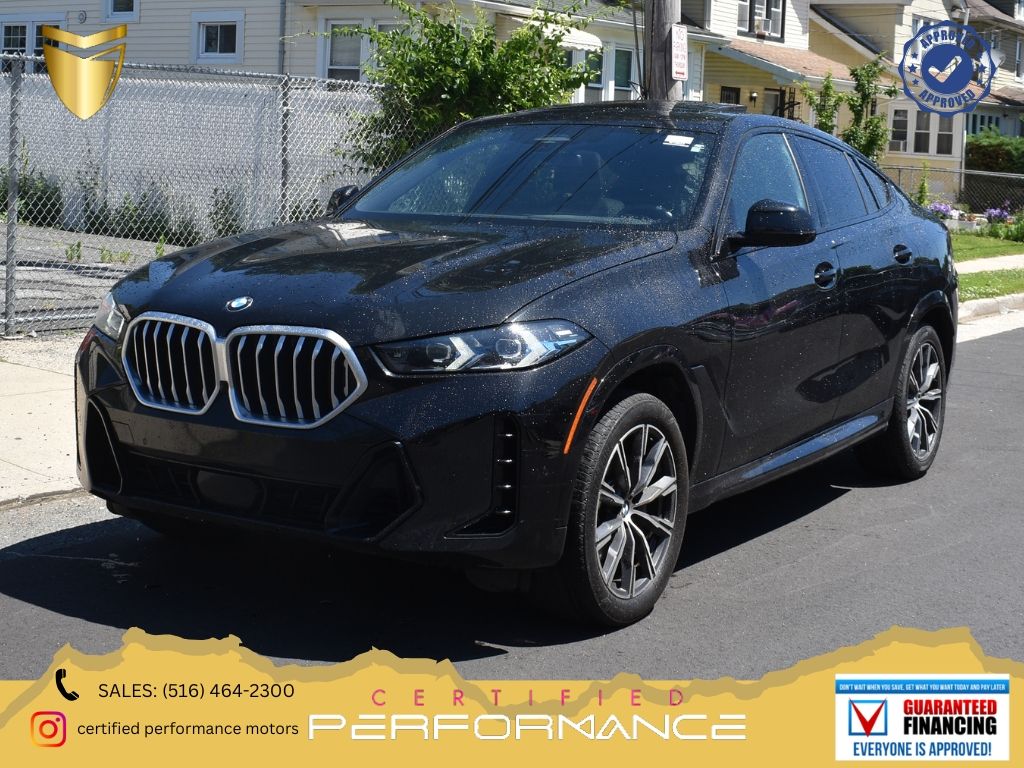 Black Sapphire Metallic 2025 BMW X6 xDrive40i AWD SUV / Crossover All-Wheel Drive 8-Speed Automatic