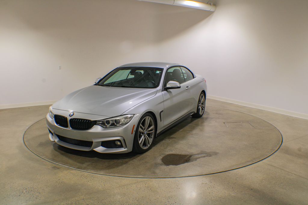 Glacier Silver Metallic 2016 BMW 4 Series Convertible Rear-Wheel Drive 8-Speed Automatic