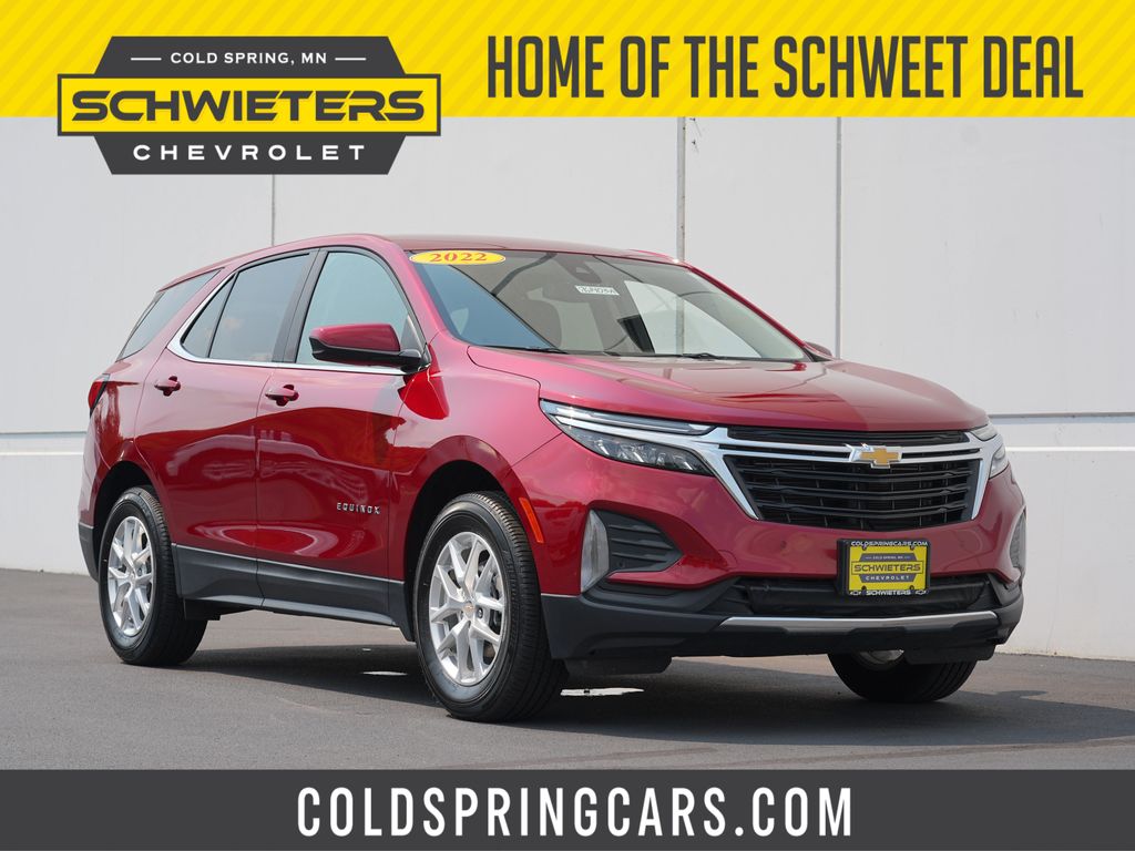 Cherry Red Tintcoat 2022 Chevrolet Equinox SUV / Crossover Four-Wheel Drive 6-Speed Automatic Overdrive