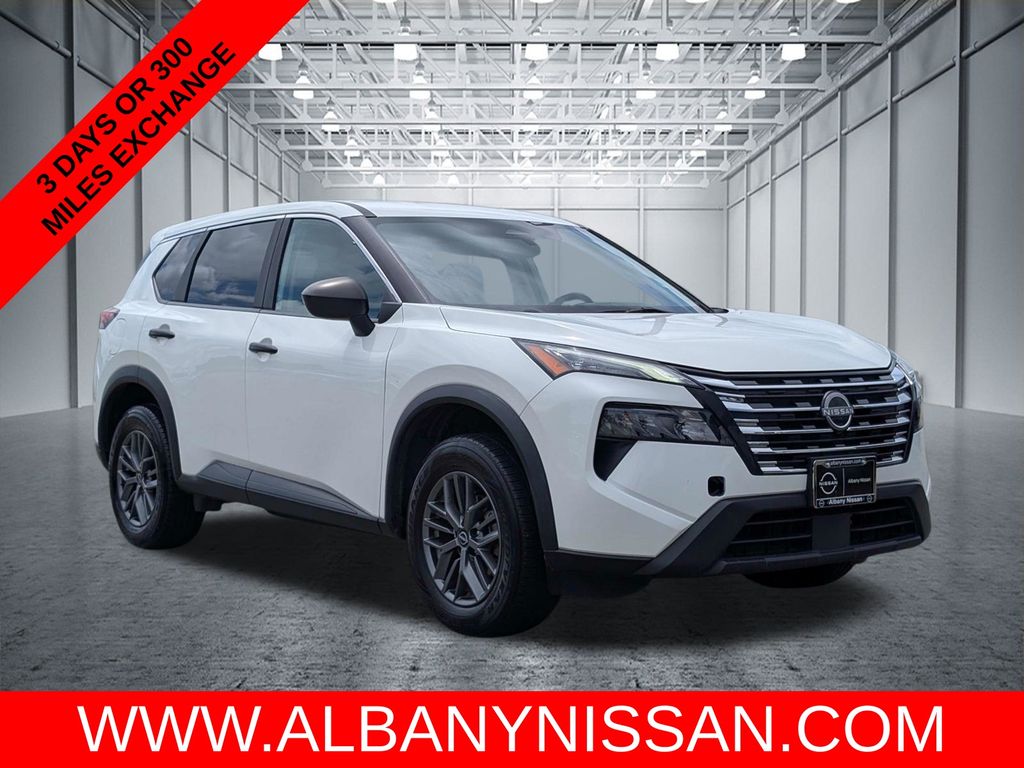 Glacier White 2024 Nissan Rogue SUV / Crossover Front-Wheel Drive Continuously Variable Transmission