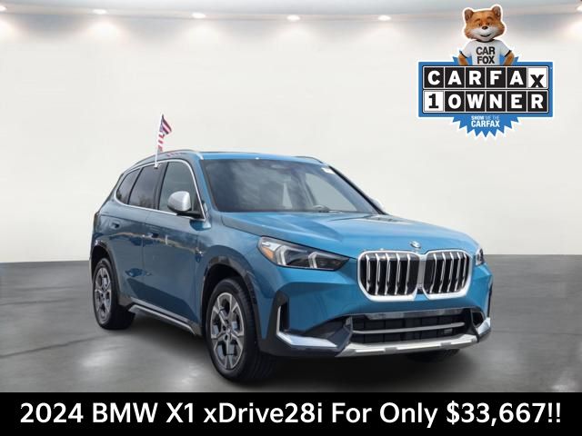 Blue Bay Lagoon Metallic 2024 BMW X1 SUV / Crossover All-Wheel Drive 7-Speed Automatic