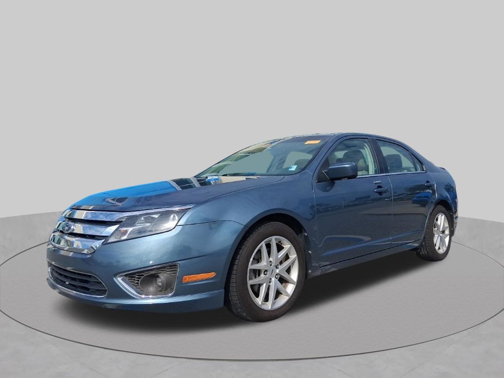 Gray (Steel Blue Metallic) 2011 Ford Fusion Sedan Front-Wheel Drive 6-Speed Automatic