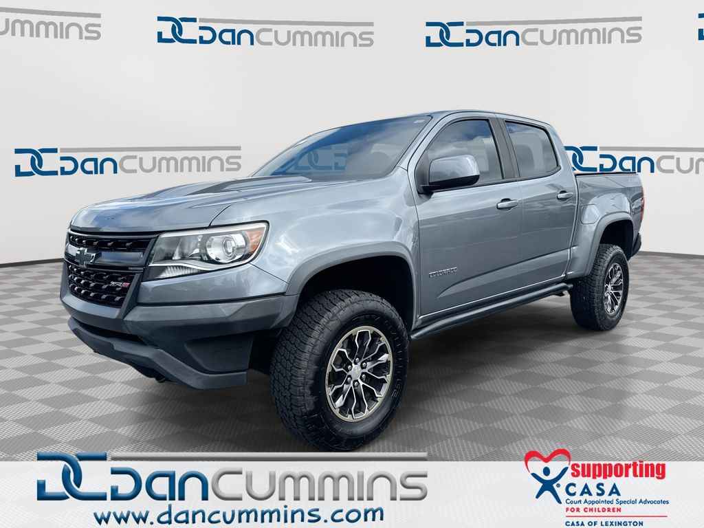 Gray (Satin Steel Metallic) 2018 Chevrolet Colorado Pickup Truck Four-Wheel Drive 8-Speed Automatic