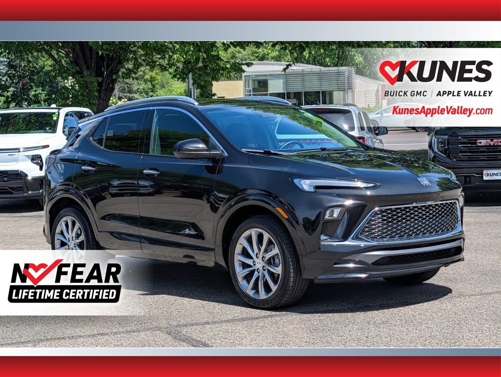 Black (Ebony Twilight Metallic) 2025 Buick Encore GX SUV / Crossover All-Wheel Drive 9-Speed Automatic