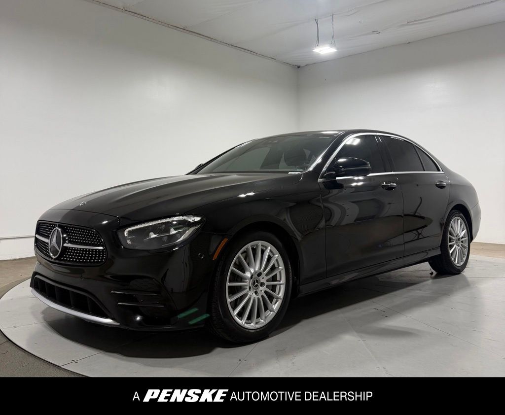 Black 2021 Mercedes-Benz E-Class E 350 RWD Sedan Rear-Wheel Drive 9-Speed Automatic