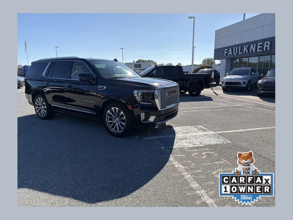 Midnight Blue Metallic 2023 GMC Yukon SUV / Crossover Four-Wheel Drive