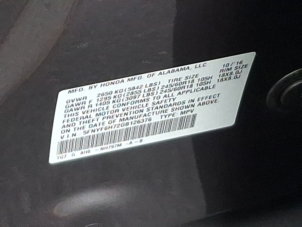 Thumbnail: 2016 Honda Pilot - 29