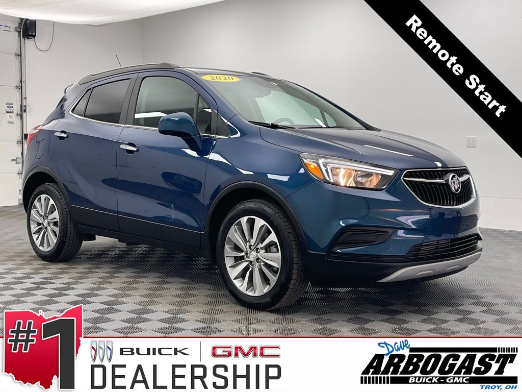 Blue (Deep Azure Metallic) 2020 Buick Encore Preferred FWD SUV / Crossover Front-Wheel Drive 6-Speed Automatic Overdrive