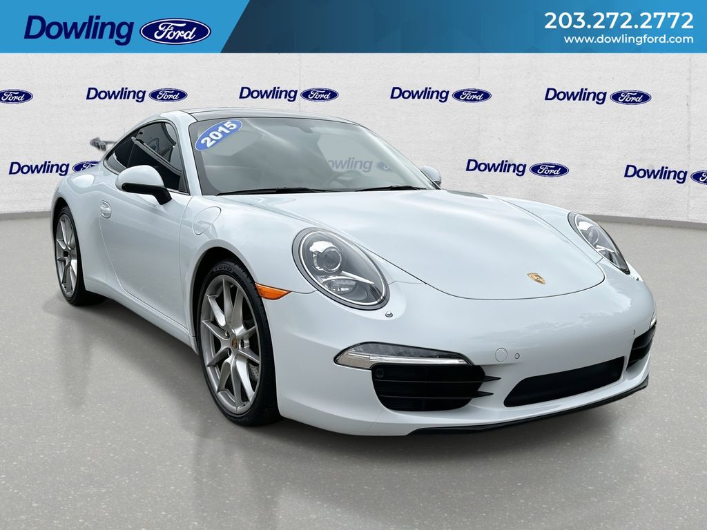 White 2015 Porsche 911 Coupe Rear-Wheel Drive 7-Speed Automatic