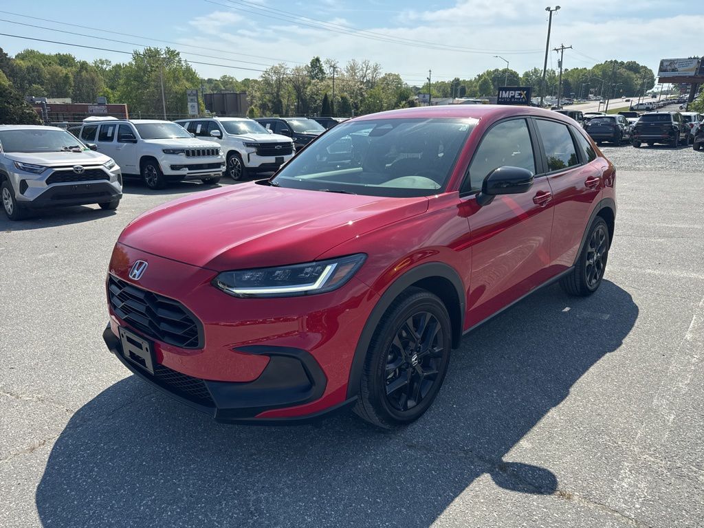 Red 2025 Honda HR-V Sport AWD SUV / Crossover All-Wheel Drive Continuously Variable Transmission