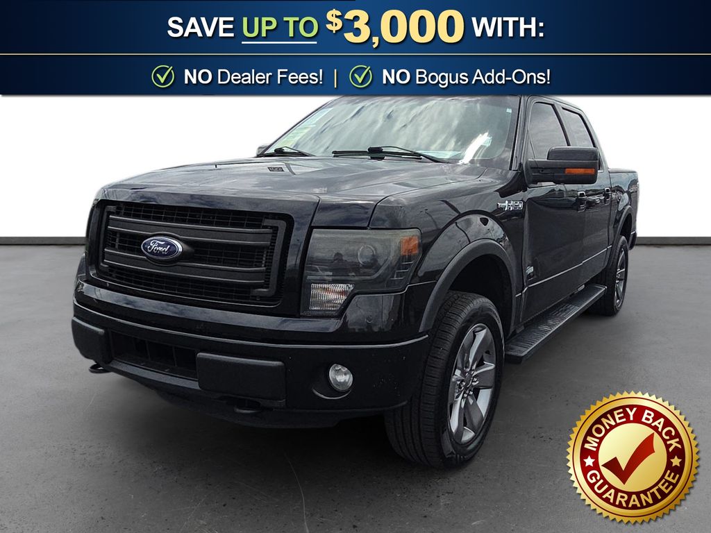 Tuxedo Black Metallic 2014 Ford F-150 Pickup Truck Four-Wheel Drive 6-Speed Automatic