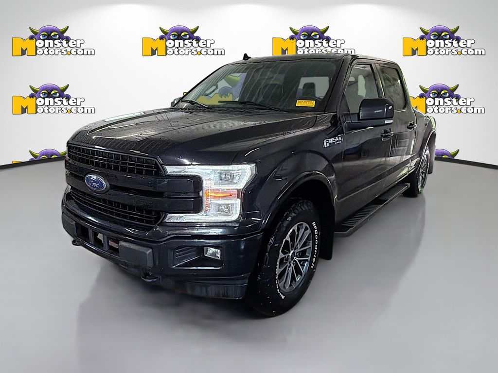 Black 2018 Ford F-150 Pickup Truck Four-Wheel Drive Automatic