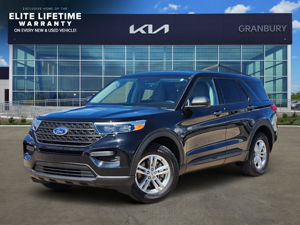 Black Metallic 2023 Ford Explorer SUV / Crossover All-Wheel Drive Automatic