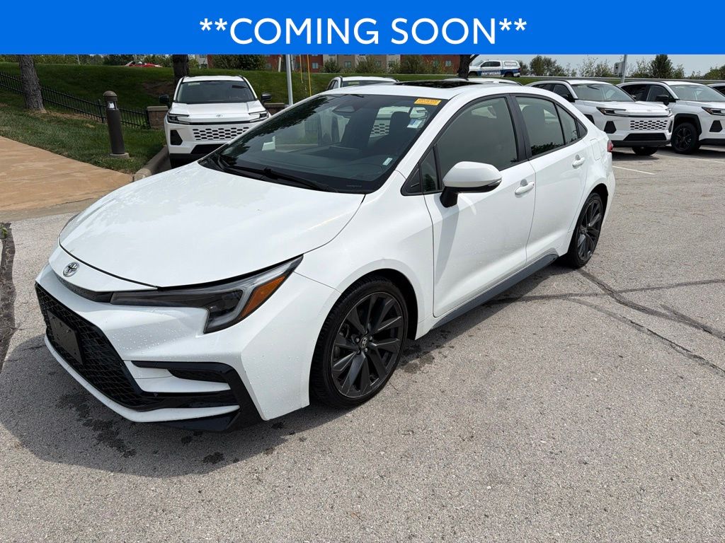 Ice Cap 2024 Toyota Corolla Sedan Front-Wheel Drive Continuously Variable Transmission