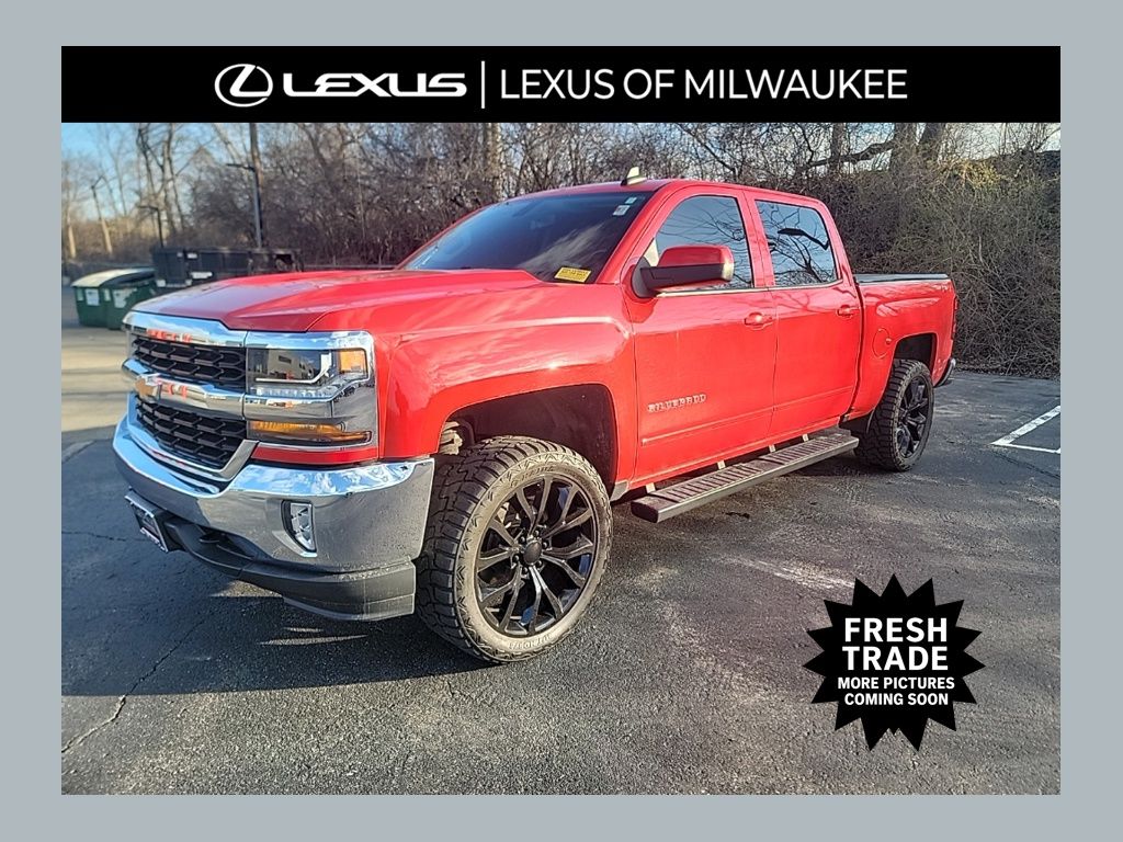 Red Hot 2018 Chevrolet Silverado 1500 LT Crew Cab 4WD Pickup Truck Four-Wheel Drive 8-Speed Automatic