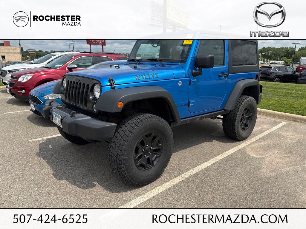 Blue Pearl 2016 Jeep Wrangler SUV / Crossover Four-Wheel Drive 6-Speed Manual