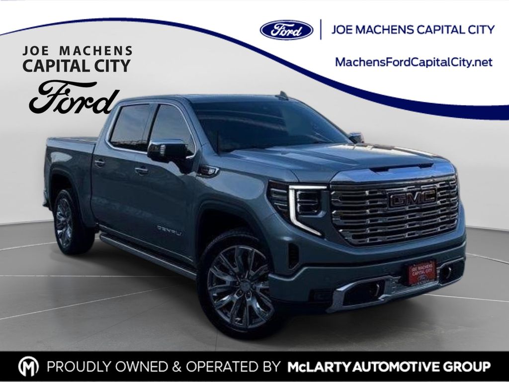 Sterling Metallic 2025 GMC Sierra 1500 Denali Crew Cab 4WD Pickup Truck Four-Wheel Drive Automatic