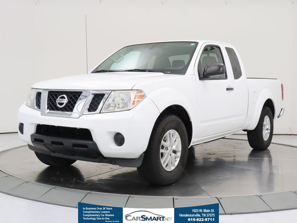 Glacier White 2019 Nissan Frontier Pickup Truck 4X2 5-Speed Automatic Overdrive