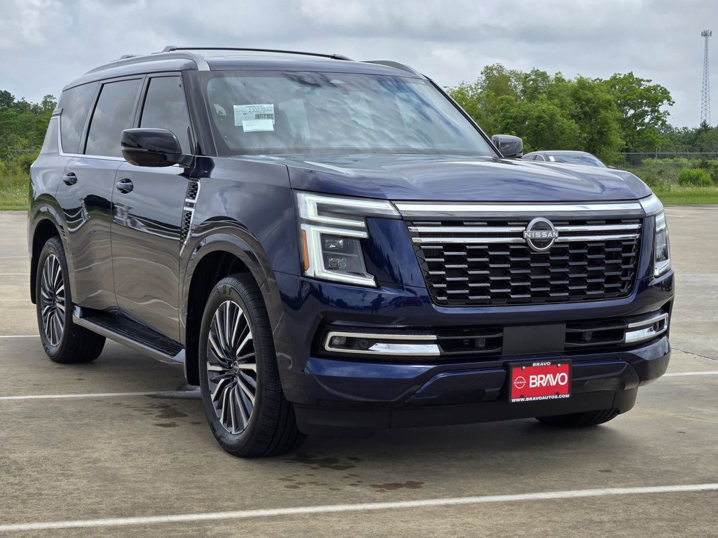 2026 Nissan Armada Platinum Reserve Blue at Bravo Nissan