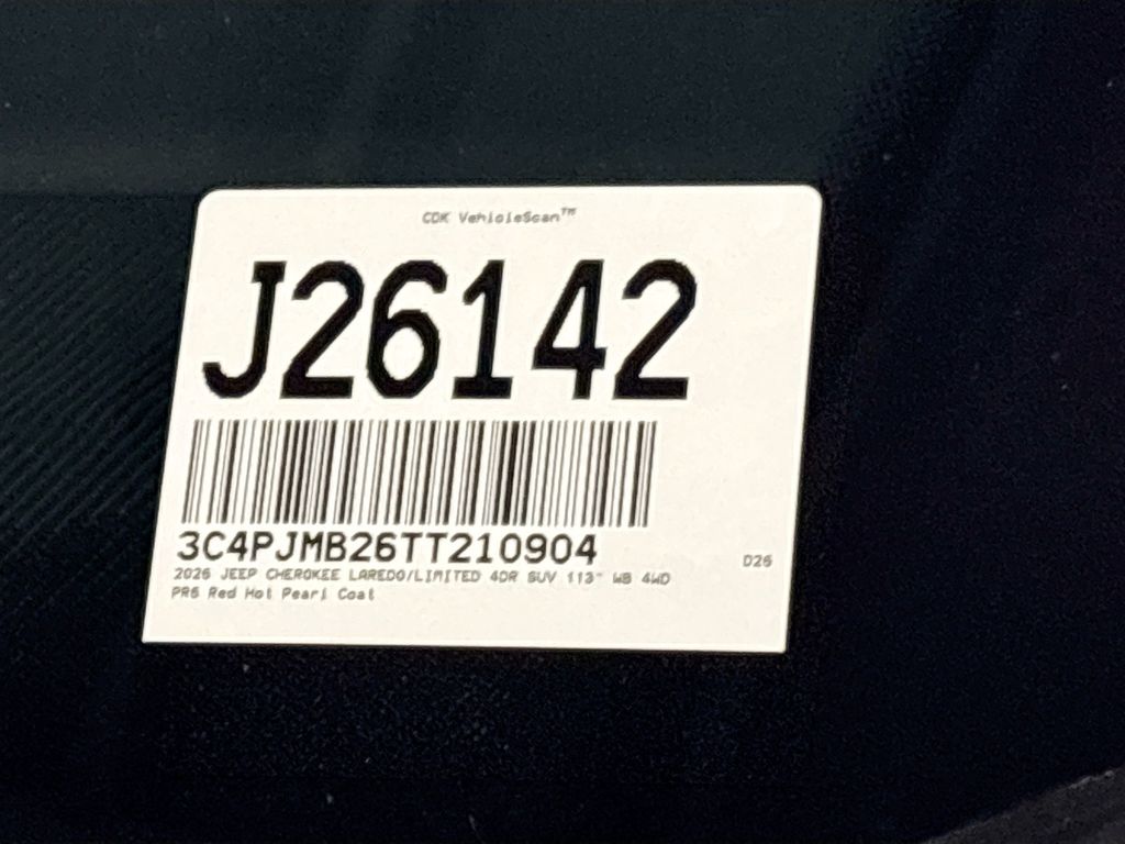 2026 Jeep Cherokee Laredo