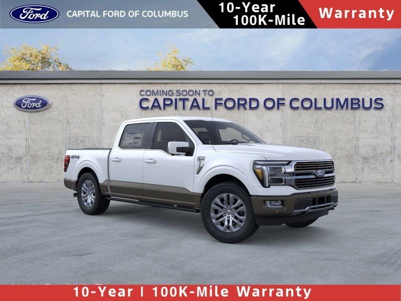 Star White Metallic Tri-Coat 2026 Ford F-150 King Ranch SuperCrew 4WD Pickup Truck Four-Wheel Drive Automatic