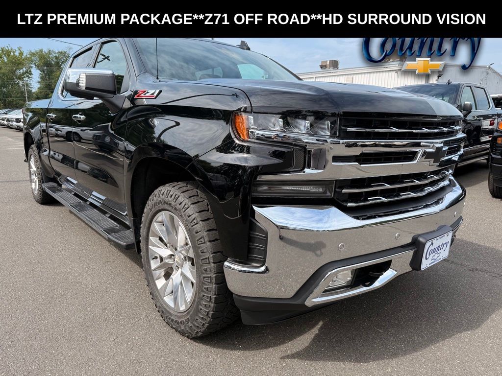 Black 2019 Chevrolet Silverado 1500 Pickup Truck Four-Wheel Drive 8-Speed Automatic