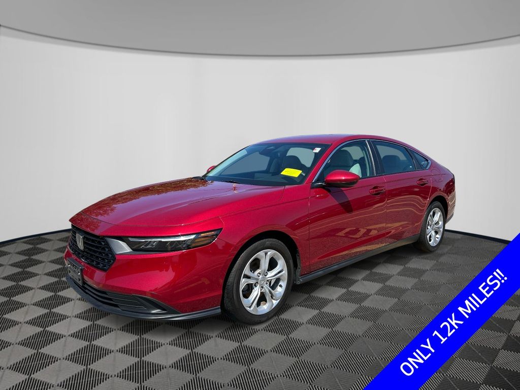 Red 2023 Honda Accord Sedan Front-Wheel Drive Continuously Variable Transmission