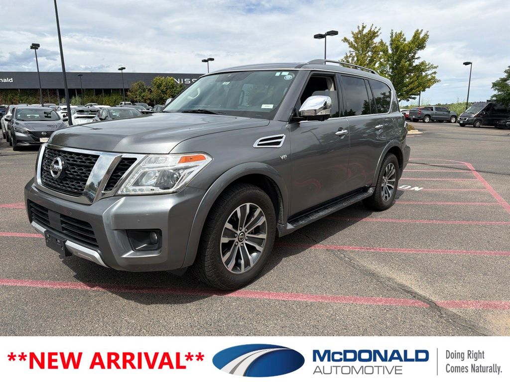 Gray (Gun Metallic) 2018 Nissan Armada SUV / Crossover Four-Wheel Drive 7-Speed Automatic