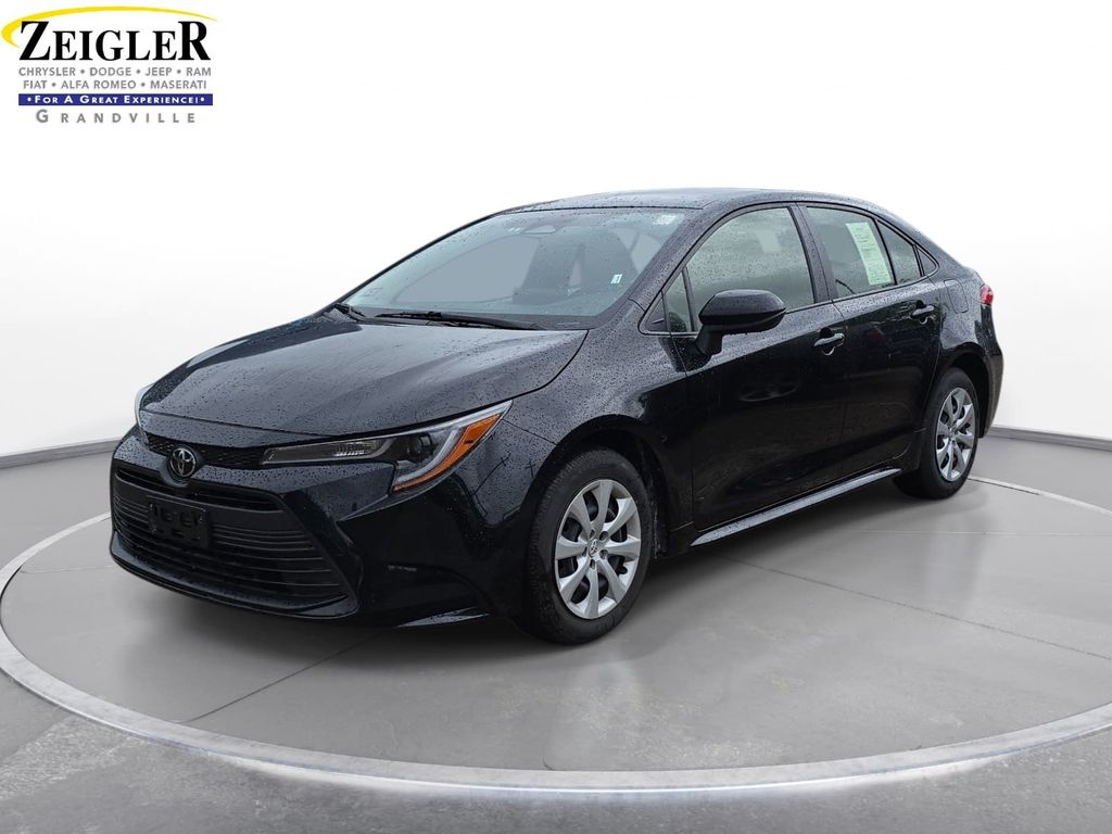 Midnight Black Metallic 2023 Toyota Corolla Sedan Front-Wheel Drive Continuously Variable Transmission