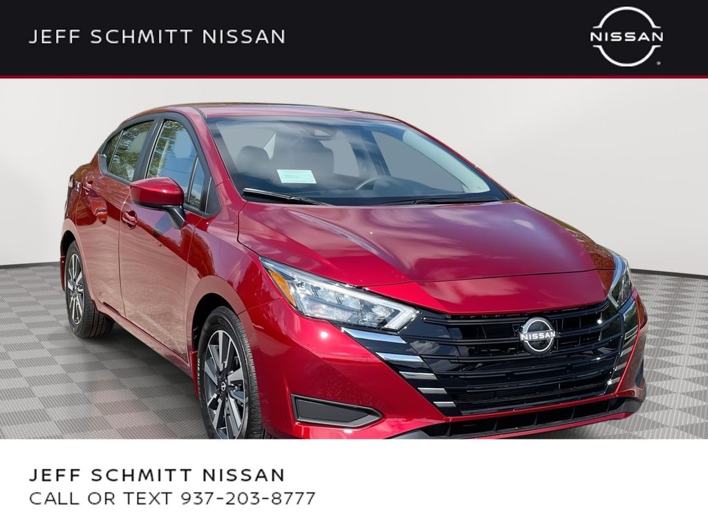 Red (Scarlet Ember Tintcoat) 2025 Nissan Versa SV FWD Sedan Front-Wheel Drive Continuously Variable Transmission