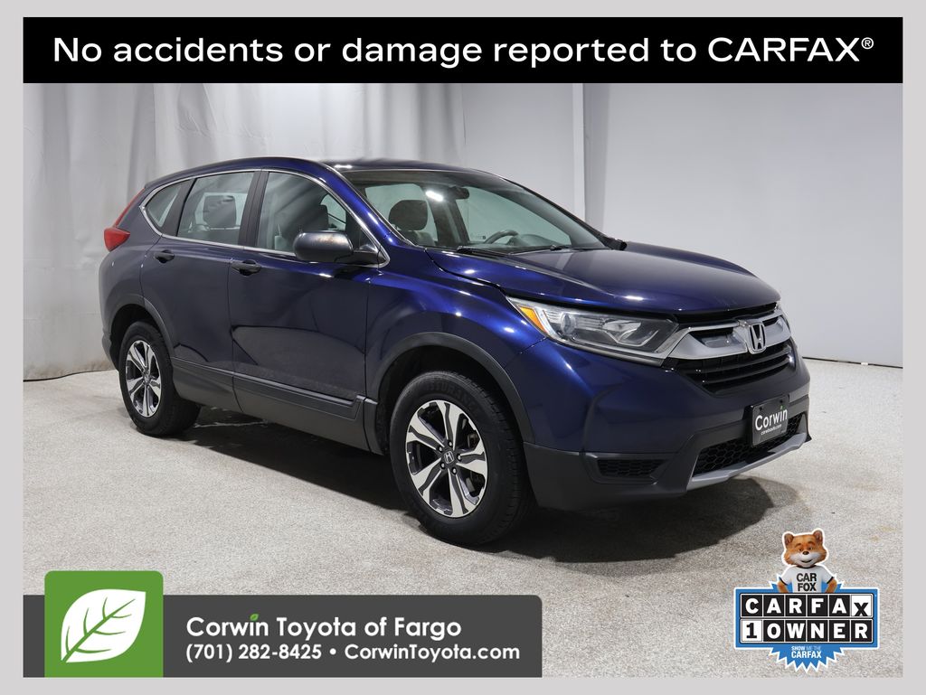 Black (Obsidian Blue Pearl) 2017 Honda CR-V SUV / Crossover All-Wheel Drive Continuously Variable Transmission