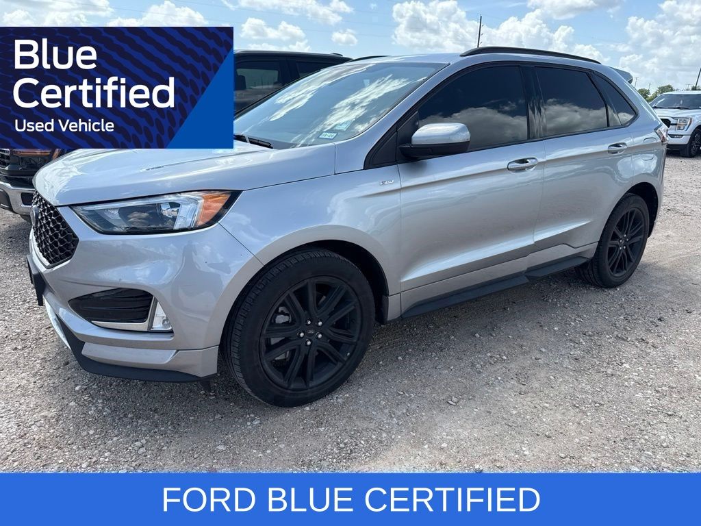 Iconic Silver Metallic 2024 Ford Edge SUV / Crossover All-Wheel Drive 8-Speed Automatic