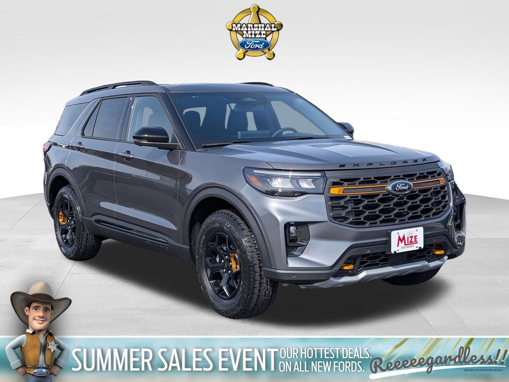 Carbonized Gray Metallic 2026 Ford Explorer SUV / Crossover All-Wheel Drive Automatic