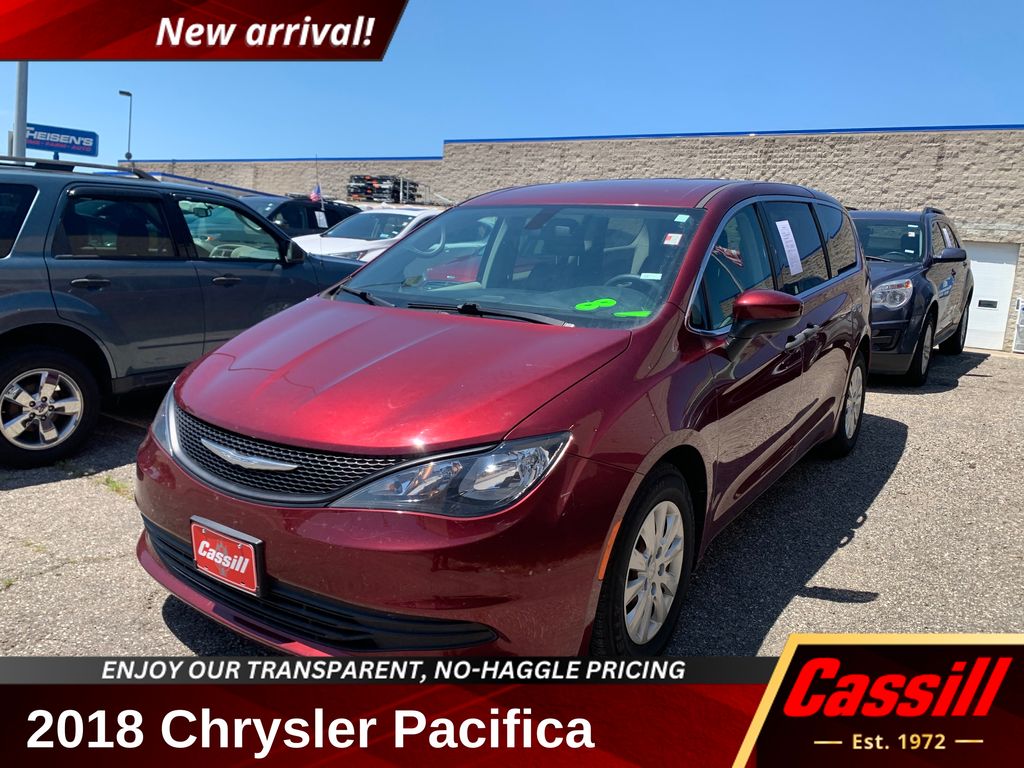 Velvet Red Pearlcoat 2018 Chrysler Pacifica Minivan Front-Wheel Drive 9-Speed Automatic