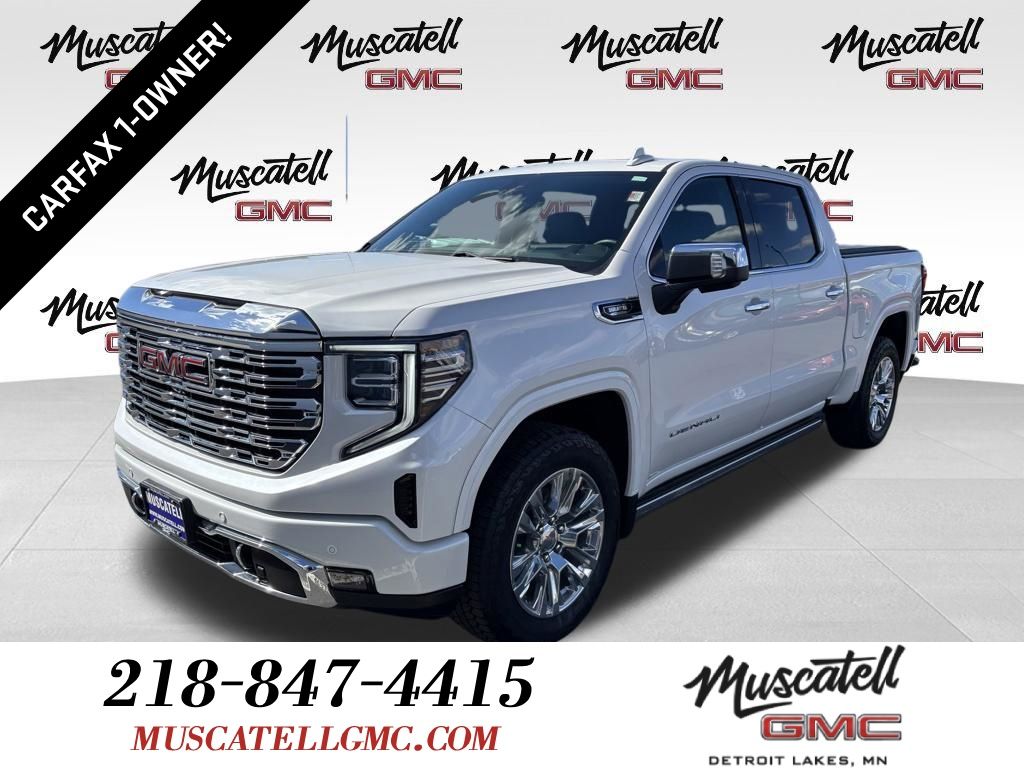 White Frost Tricoat 2025 GMC Sierra 1500 Pickup Truck Four-Wheel Drive Automatic