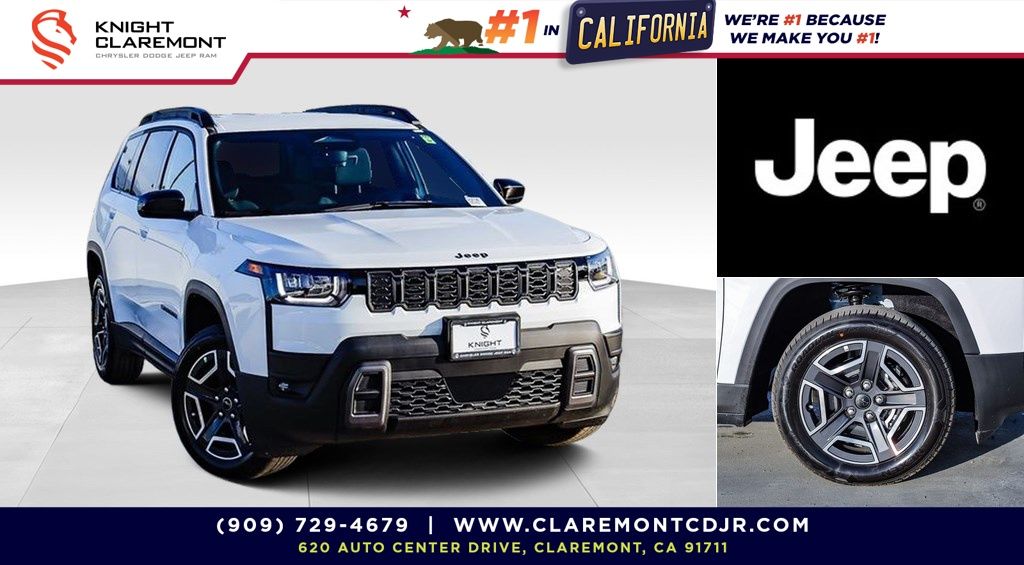 Bright White Clearcoat 2026 Jeep Cherokee Laredo 4WD SUV / Crossover Four-Wheel Drive Continuously Variable Transmission