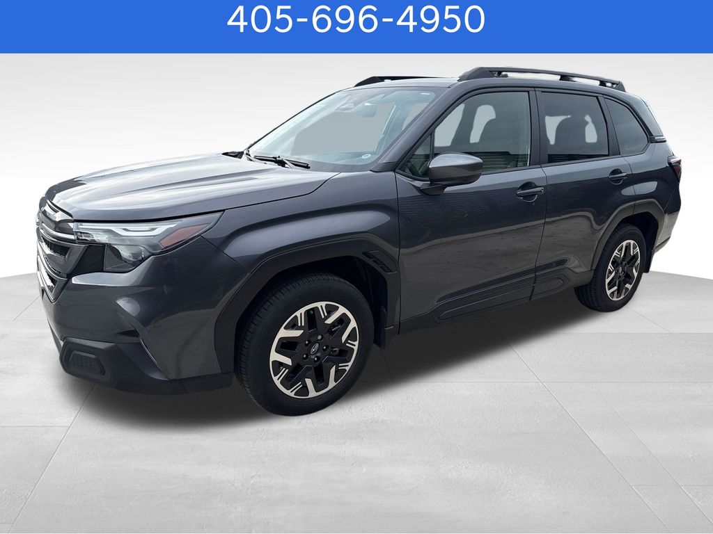 Magnetite Gray Metallic 2025 Subaru Forester Premium Crossover AWD SUV / Crossover All-Wheel Drive Continuously Variable Transmission