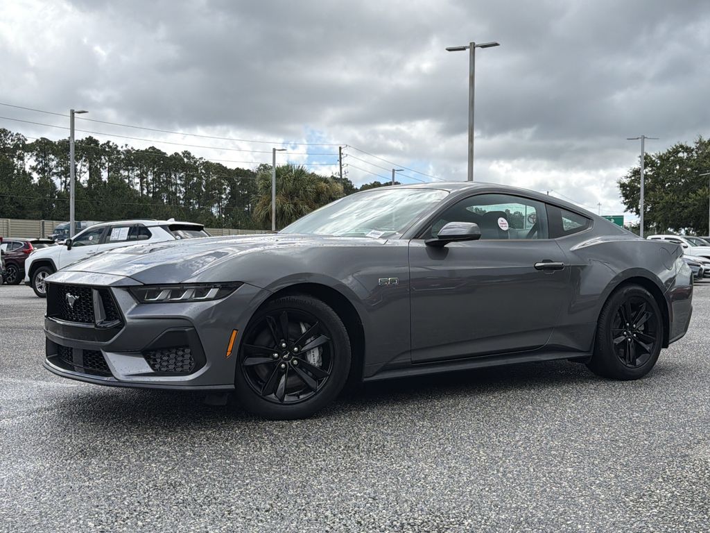 Gray Metallic 2024 Ford Mustang Coupe Rear-Wheel Drive 6-Speed Manual