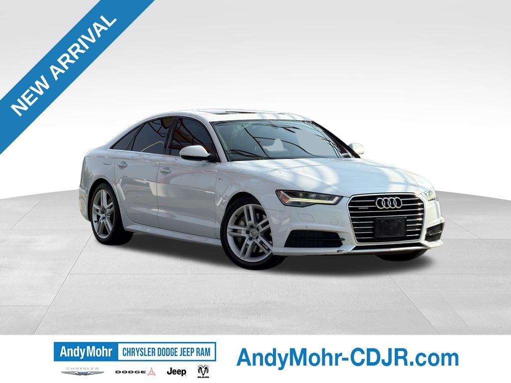 Glacier White 2017 Audi A6 Sedan All-Wheel Drive 8-Speed Automatic