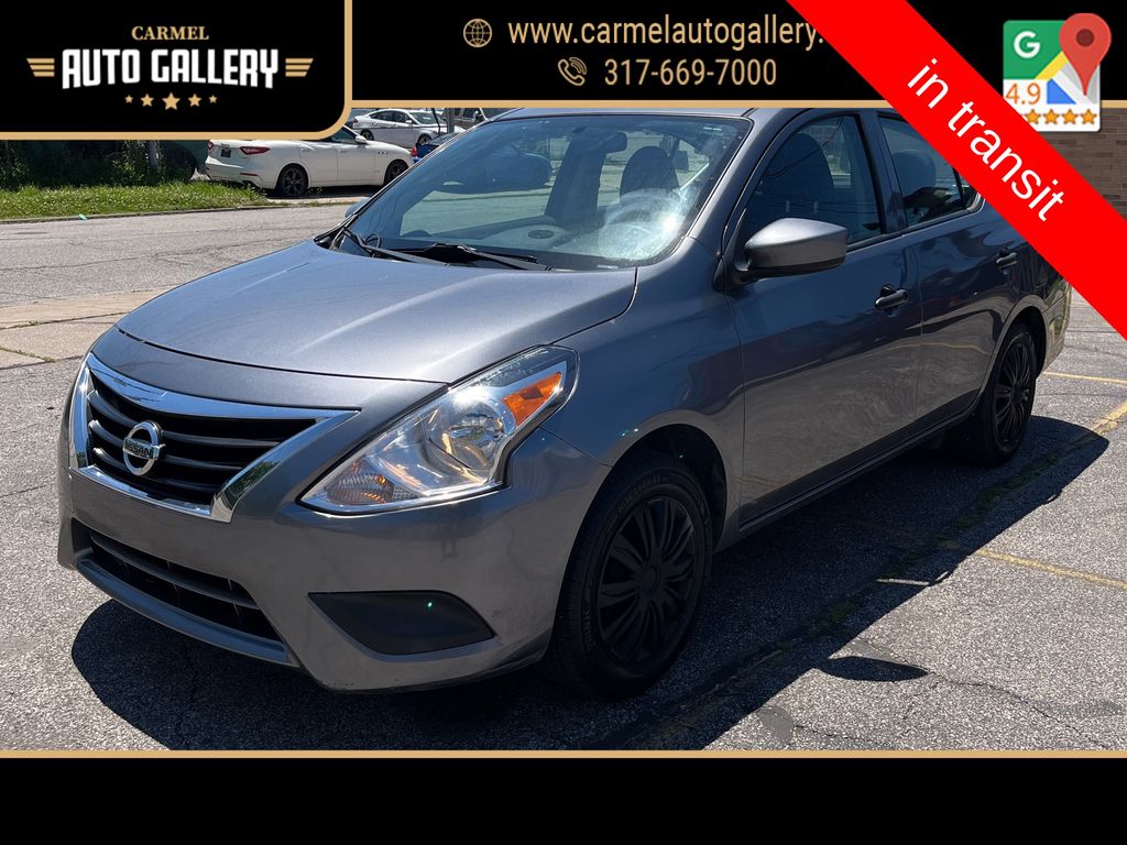 Gray (Gun Metallic) 2019 Nissan Versa S Plus FWD Sedan Front-Wheel Drive Continuously Variable Transmission