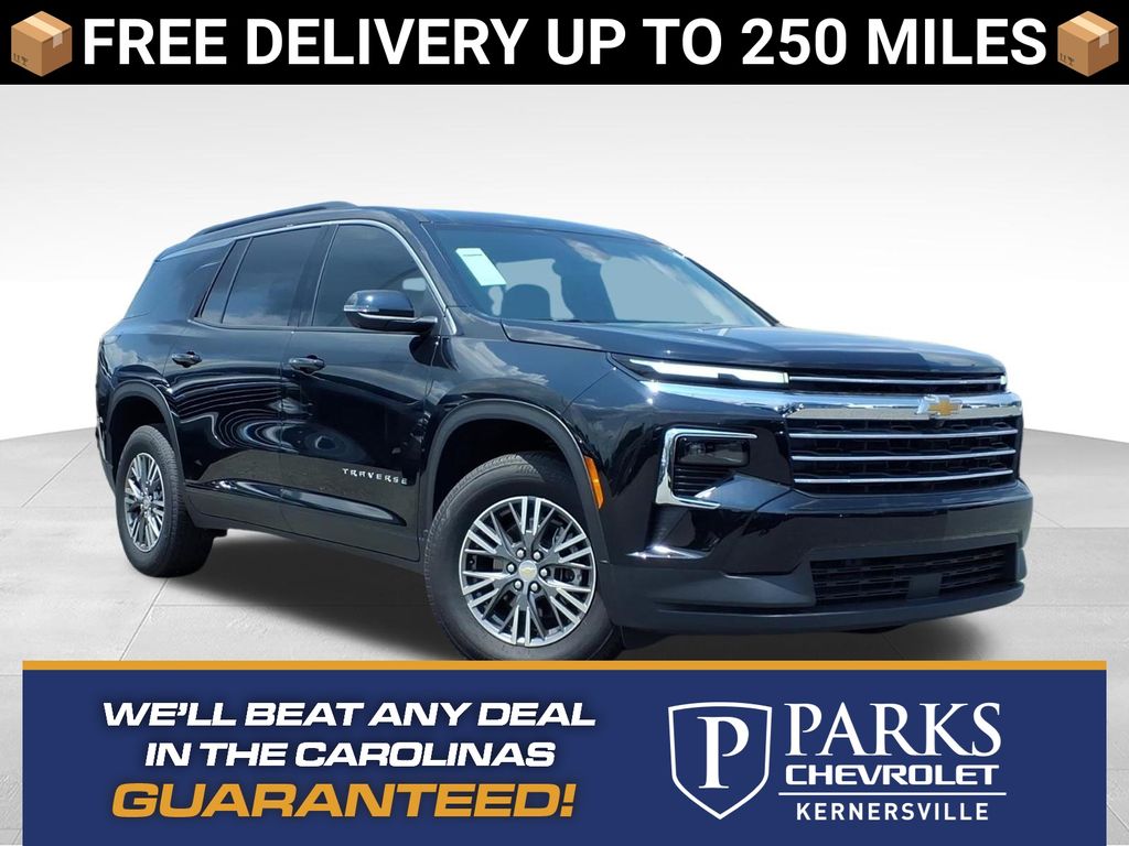 Black Metallic 2026 Chevrolet Traverse SUV / Crossover Front-Wheel Drive 8-Speed Automatic