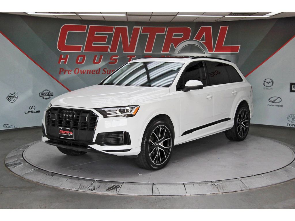 2023 Audi Q7 55 Premium Plus White at Classic Elite Chevrolet Sugar Land