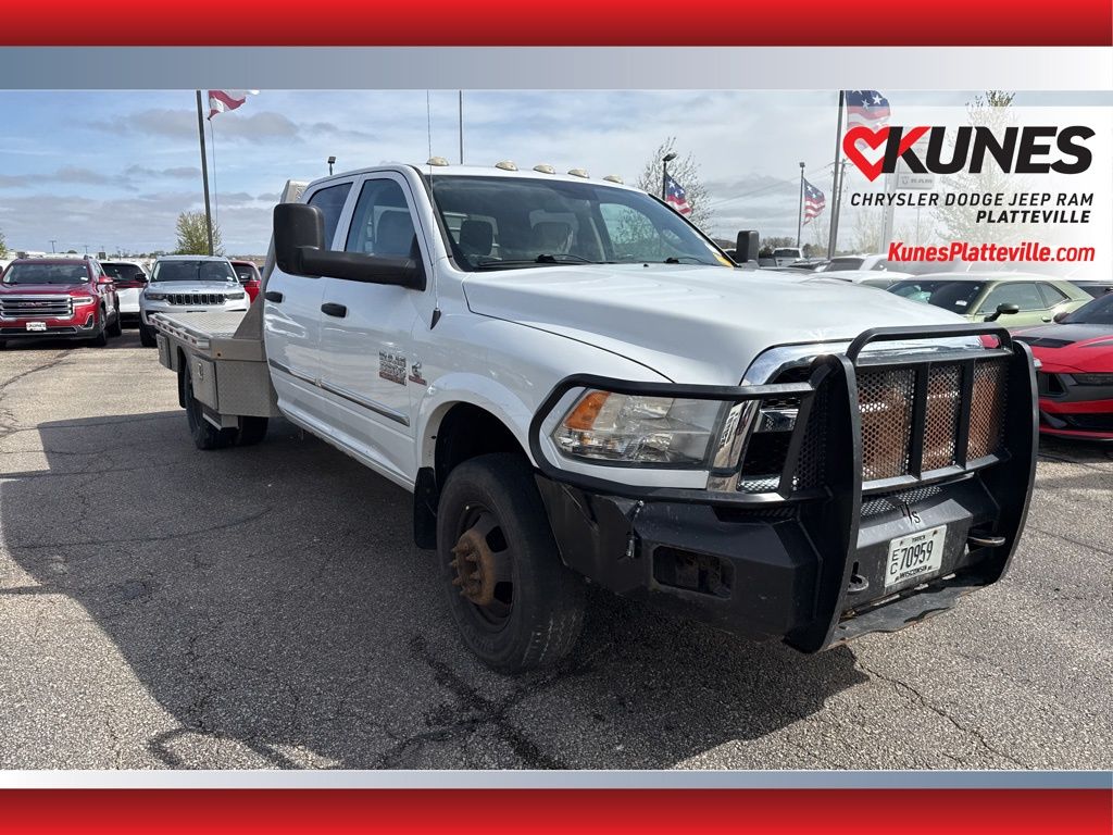 Bright White Clearcoat 2015 RAM 3500 Chassis Pickup Truck Four-Wheel Drive 6-Speed Automatic