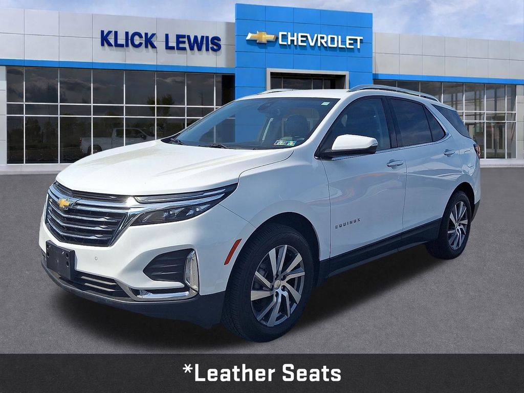 2023 Chevrolet Equinox Premier White at Klick Lewis Buick Chevrolet